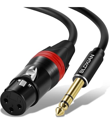 Câble XLR Mâle Jack 6.35mm Câble Adam Hall MMP 0100 - XLR Mâle Vers Jack 6,35mm Mono 1m | Câble Audio Qualité Studio Xlr Cable