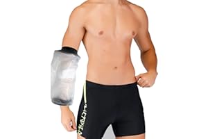 PET WORLD PICC Line Waterproof Cover Gomito per adulti, Cast Protector Upper Arm Waterproof Covers Riutilizzabile Copertura impermeabile Cast Cover per doccia PICC Line Cover Upper Arm Sleeve