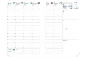 EXACLAIR Akademiker Einlage 2024/2025 Studenten- und Lehrerkalender: 1 Woche 2 Seiten. Studenten- & Lehrerkalender