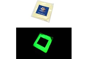 RESIN PRO Un pigment à BASE BLANCHE à ajouter en poudre luminescente, phosphorescente qui s'illumine dans le noir, Vert, 20 gr