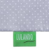 Lulando Laufgittereinlage Laufstalleinlage und Schutzeinlage mit Seitenpolsterung (75×100 cm oder 100×100 cm). Kuschelig weich und warm gepolstert - 3