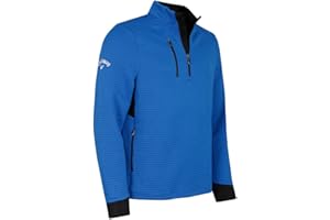 CALLAWAY APPAREL Callaway Golf Pull Polaire Moyenne avec Fermeture éclair sur Un Quart pour Homme