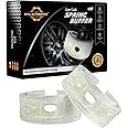 Hiya Automotive Car Coil Spring Buffer For All Cars Heavy Duty Material Kit Increasing Car Height, Suspension Accessories | Car Buffer | Shock Absorber And Stabilizer (Transparent, Series D)