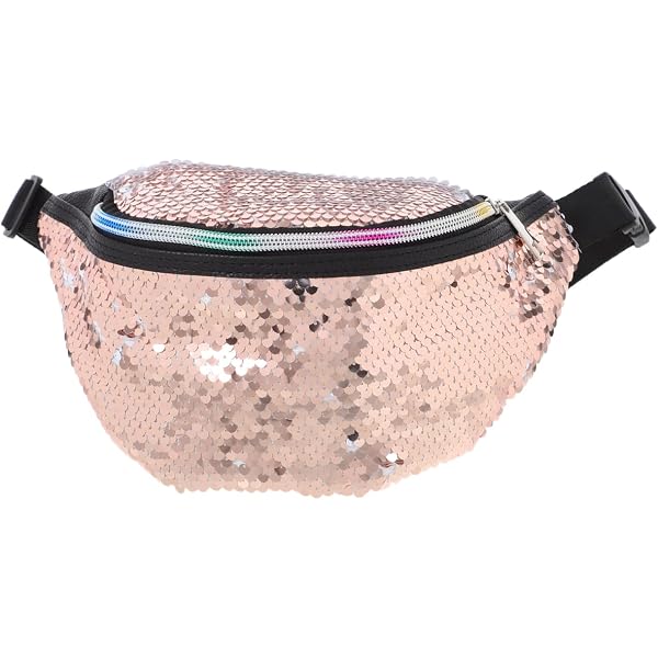 Pailletten-Bauchtasche Für Damen – Stylisch, Wasserabweisend, Perfekt Für Outdoor & Alltag
