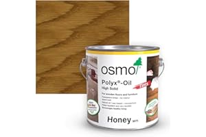 AMBIENCE HARDWOOD FLOORING Osmo Polyx Oil Tints, Semi Matt Finish (750ml, 3071 Honey, Semi-Matt)