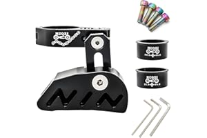 MUQZI Guide-chaîne de VTT en alliage d'aluminium - Protection de chaîne pour vélo - Diamètre : 28,6 mm - 31,8 mm - 34,9 mm - Pour VTT et BMX