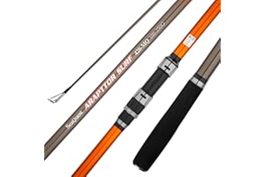 Seaquest 3 Piezas de Poste de la Barra Surf Casting portátil caña de Pescar de Giro Recorrido de la Varilla girando