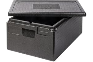 Thermo Future Box 10043 GN 1/Premium - Scatola termica per il trasporto, EPP (polipropilene espanso)., Nero, 60 x 40 x 28 cm