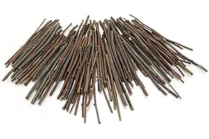 William Craft Lot de 120 bâtonnets de bois de 10 cm de diamètre pour travaux manuels, photos, travaux manuels, bâtonnets de bois, bâtonnets de photo, accessoires photo, bûches de bois