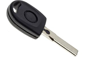 JONGO - Coque de Clé de Secours avec Lame Compatible avec Volkswagen Polo, Lupo, Golf, Jetta, Bora | Boitier Clef Plip Voiture Télécommande 1 Bouton