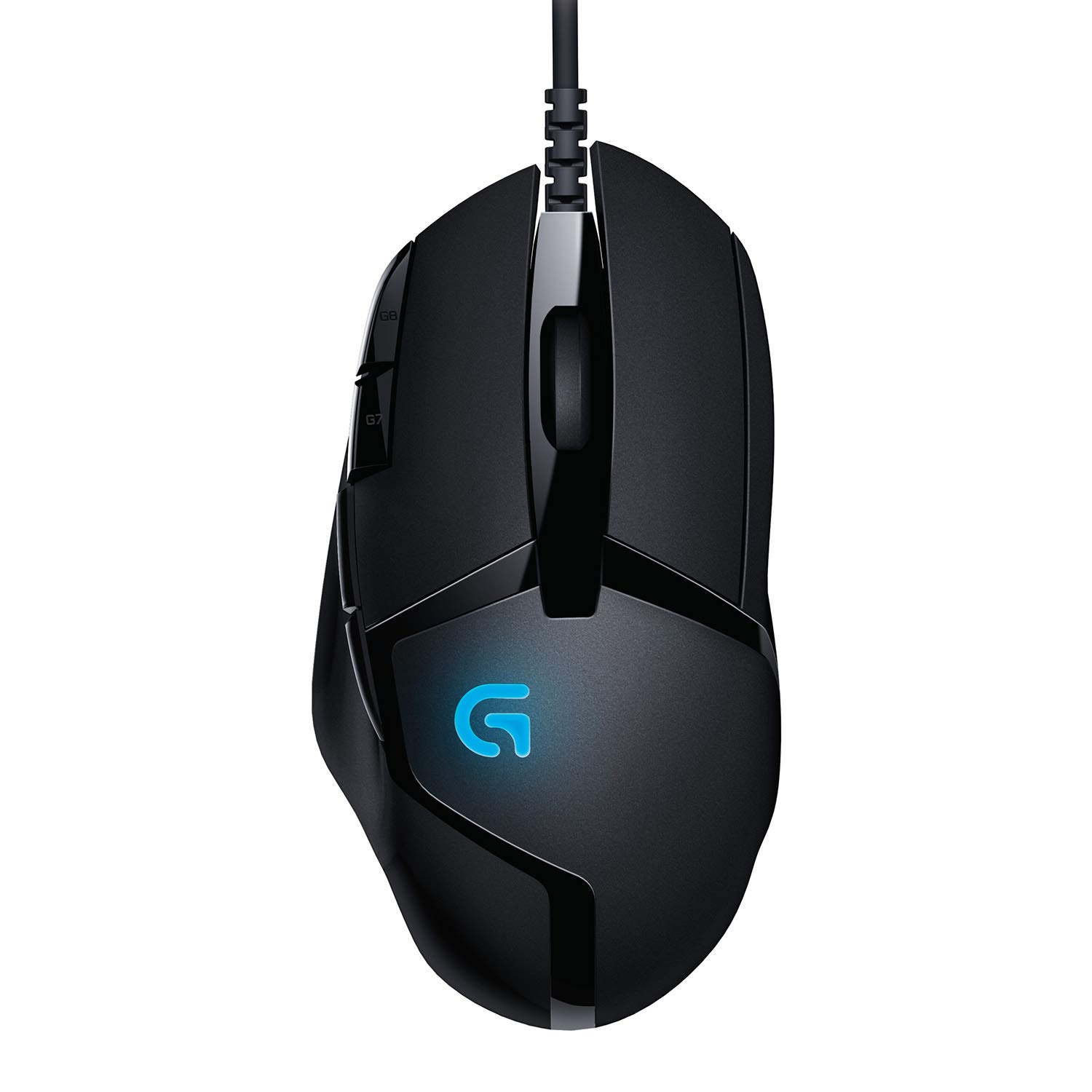 Logitech G402 Hyperion Fury Wired Gaming Mouse, 4,000 DPI, Lightweight, 8 Programmable Buttons, DPI Switch Button, Compatible with PC/Mac - Black - 1