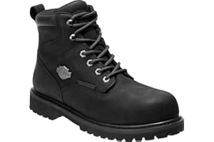 Harley-Davidson Men's Gavern 5.5-In Waterproof Motorcycle Boots D93565 (Blk