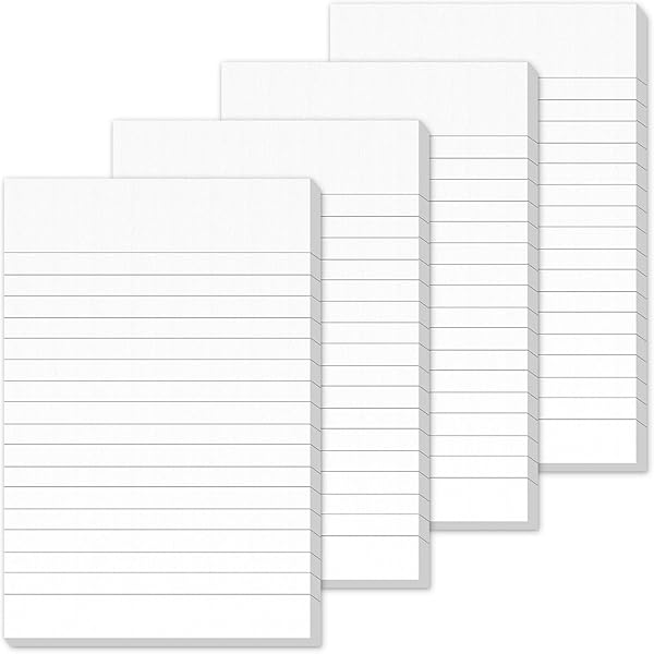 Notepad A7 Pack Of 10 Small Notepads Lined Refill Inserts Notes 30 Sheets Per Pad Notepad Small Writing Pad For Work Study Daily Planning Small Notepad Memo Office Household - View #4