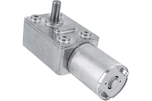 DC 12V Schneckengetriebe Motor mit hohem Drehmoment 5RPM CW/CCW Industriegetriebe für Maschinenbau Anwendungen (5RPM)