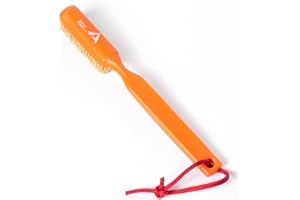Madu Climb - Premium Boars Hair Rock Climbing Brush (Orange)