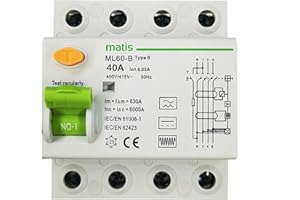 SOLAR+MORE FI Fehlstromschutzschalter 40A 30mA / Typ B Allstromintensiv