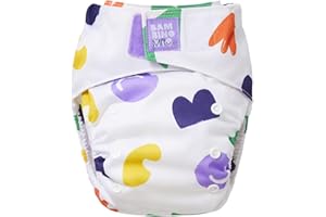 Bambino Mio, Revolutionary Reusable Nappy - Sustainable, Washable, Chemical-Free Eco Nappy from Newborn to Toddler (Pop)
