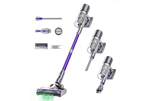 EUARY Aspiradora de Mano sin Cable 550W 50KPa Aspirador Escoba Vertical de Mano Potente sin Cable Mini Aspirador Vertical Sem Fios Cordless Vacuum Cleaner Aspirador Bateria Portatil