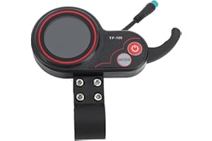 Depisuta Compteur LCD pour Trottinette électrique, Panneau D'affichage Multifonction, Connecteur étanche 5 Broches, Panneau de Commande pour Trottinette électrique M4, Port USB