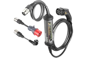 ‎SMART JUICE Juice Booster 2 - Mobile Wallbox 22 kW und Typ 2 Ladekabel, Schweizer Design, wetterfest, überfahrbar, einstellbare Ladeleistung, kompatibel mit Allen Industrie- & Haushaltssteckdosen