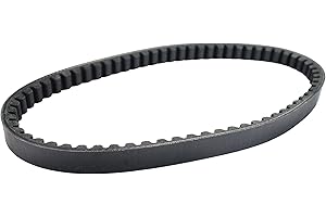 BISOMO Courroie trapézoïdale 10" pour moteurs 4 temps 50 cm³ 139QMB/QMA GY6, 669 x 18 x 30 mm, scooter chinois Rex Baotian