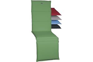 ‎ACAMP acamp Relaxsessel Auflage Paddy Model H | Relaxliege Auflage Made in EU nach Öko-Tex Standard | Lichtechte Liegestuhl Auflage mit Ausbleich-Schutz | Atmungsaktive Relaxstuhl Auflage in Hell-Grün