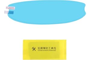 Buwei Moto Anti-Fog Lente Adesivi Impermeabile Antipioggia Pellicola Trasparente Pellicola Protettiva Visiera Parasole Schermo per Caschi K3 K4 AX8 LS2 HJC MT