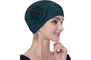 Alnorm Flower Design Chemo Hair Loss Caps Cancer Headwear for Women