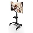 Kanto MTM65PL Mobile TV Stand with Mount for 37 to 65 inch Flat Panel Screens - Black