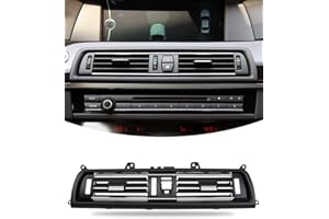 EULIMBQS Griglia della console anteriore per BMW F12 F13 F10 F11 630 635 640 645 650, parti di ricambio del pannello di sfiato CA centrale della console per BMW Serie 6 2011-2018