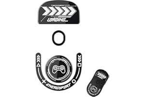 SIKAI CASE Sikai Patines para ratón/deslizadores/deslizadores/pies de ratón compatibles con Logitech G Pro X Superlight 2 Mouse (2023), de cristal ultrafuerte sin rastros (negro)