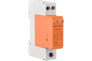 Heschen Überspannungsschutzgerät SPD, HS-40N, 275VAC 20KA, 1+NPE, feuerfest, Niederspannungsableiter, 35mm DIN-Schienenmontage