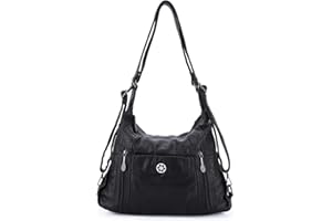 Angel Kiss Bolso Mujer Hobo Casual Bolsos Bandolera Bolsos de Hombro Cuero PU Shopper Bolsa Tote Vintage para Trabajo, Diario Vida, Navidad y Fiesta