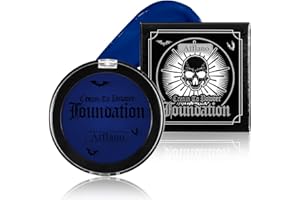 CYPEDO Face Body Paint #4 Royalblaue Creme-zu-Puder Foundation für Gesicht und Körper - Hochpigmentierte, langanhaltende, wasserfeste Farbe für SFX, Cosplay, Halloween & Bodypainting | Mattes Finish,einfach