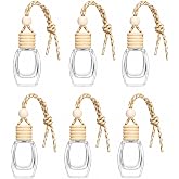 Hunky Dory 6 Pcs 5ml Empty Car Perfume Bottles | Hangin...