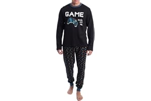 Kisses&Love Pijama Manga Larga 100% Algodón KLP4 para Hombre