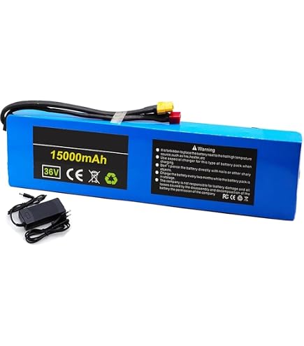 Batterie Vélo électrique 36V 30Ah Lithium - Avec Chargeur, Pour Moteurs 250W à 1000W