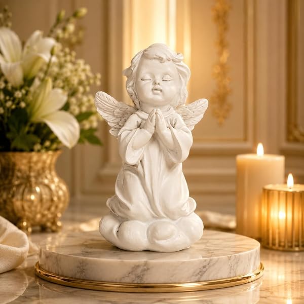 Buy ALILA White Fairy Angel with Wings Figurine Statue for Home