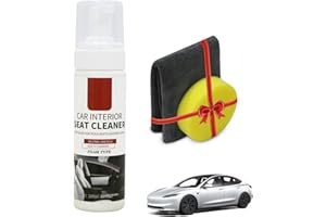 TOPABYTE Nettoyant Sièges pour Tesla Blanc Nettoyant 3 en 1 Multiusage Intérieur de Voiture Cuir Cleaner pour Tesla Model 3 Highland/Y/S/X CyberTruck Accessoires