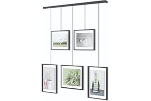 Umbra Exhibit Zestaw Ramek, Tworzywo, Czarny, 68 x 71 x 7,5 cm