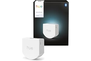 Hue Trådbunden Strömbrytare, 1-pack, Nå Hue Smart Belysning Enkelt, Anpassade Kontroller, Inga Batterier, Pålitlig An