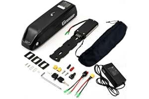 EIFDUHP Batería Ebike 36V 48V 10-22.5Ah con Cargador Placa Base 4 Pin/5 Pin para 250W-1500W Motor, Batería Iones de Litio Bicicleta Eléctrica para Bafang TongSheng MiFa Phylion Kit Conversión Ebike