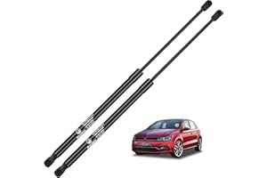 WateryWave 2X Ammortizzatori Posteriori per Polo 6R 6C 1.2L Schrägheck 2011-2014, per Polo 6R 1.2L-2.0L Schrägheck 2009-2020 Ammortizzatori Cofano Posteriore Sostituire #6R6827550A，6R6827550C