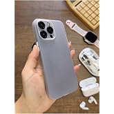 MTL S&uuml;per İnce Mat Ultra Thin Silikon Kılıf Şeffaf iPhone 15 Pro Max ile uyumlu
