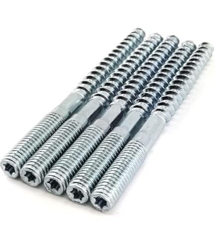 10x Stockschrauben M12x250 Edelstahl A2 - Für Holz & Metall