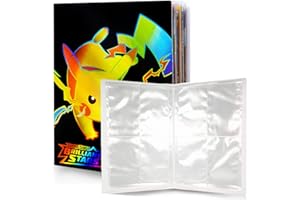 QIFAENY Classeur Cartes à collectionner, Porte Carte 30 pages, Titulaire Cartes Album, 4 pochettes par page-peut contenir 240 cartes DHA-2