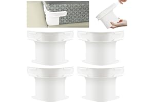71Nmly 4 Pieces Bed Sheet Holder With Lock Strips,Removable Fitted Sheet Corner Holders,Heavy Duty Bed Sheet Fasteners for Bedding,Blankets,Non-Slip Sheet Corner Holders for All Sheet Mattress Sizes