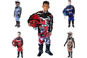 XTRM Junior Motocross Kids Kart Suit Child Quad Bike MX Off Road Go-Karting Enduro Child ATV Sports Overalls Racing One Piece Suits