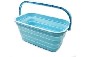 SAMMART Seau pliable, 11,6 l, bleu (Sea Angel), 1 pièce