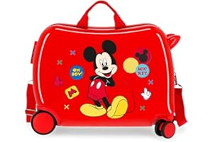 Disney Niños Unisex Maleta Infantil, Rojo, 50x38x20 cms